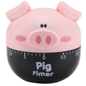 Cute Cartoon Pig Kitchen Timer Mechanical Timers Counters for Cooking Timing Tool