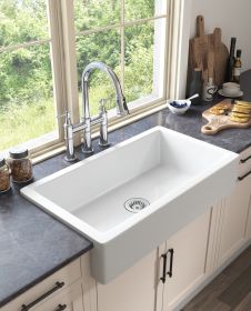 Bridge Kitchen Faucet with Pull-Down Sprayhead in Spot